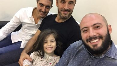 كاظم الساهر ينشر صورة أولاده وحفيدته watan.com