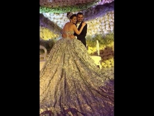 حقيقة زفاف حفيدة صدام حسين بفستان من الذهب وتاج ألماس watan.com