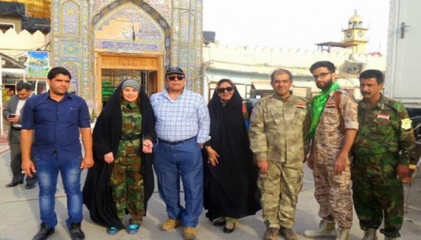 حنان شوقي وممثلون مصريون مع المليشيات في العراق watan.com