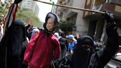تظاهرة لأنصار الإخوان المسلمين watan.com