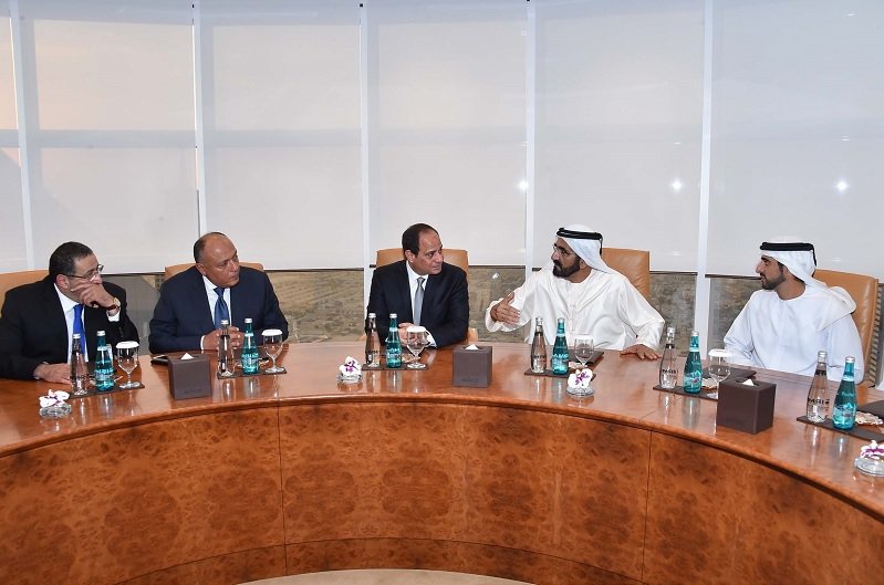 السيسي وشيوخ الامارات watan.com