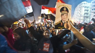 تظاهرة مؤيدة للرئيس المصري watan.com
