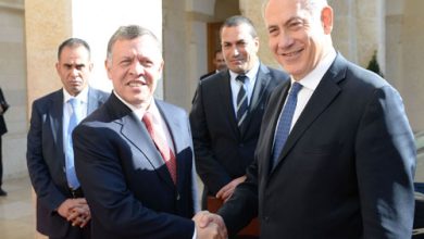 العاهل الاردني ونتنياهو watan.com