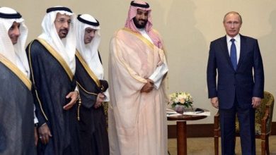 الرئيس الروسي مع وزير الدفاع السعودي watan.com