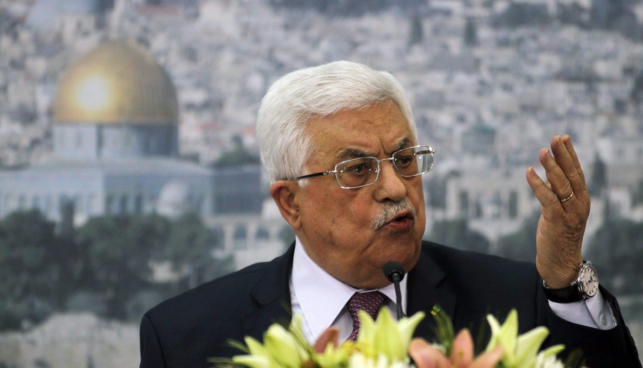 الرئيس الفلسطيني محمود عباس watan.com
