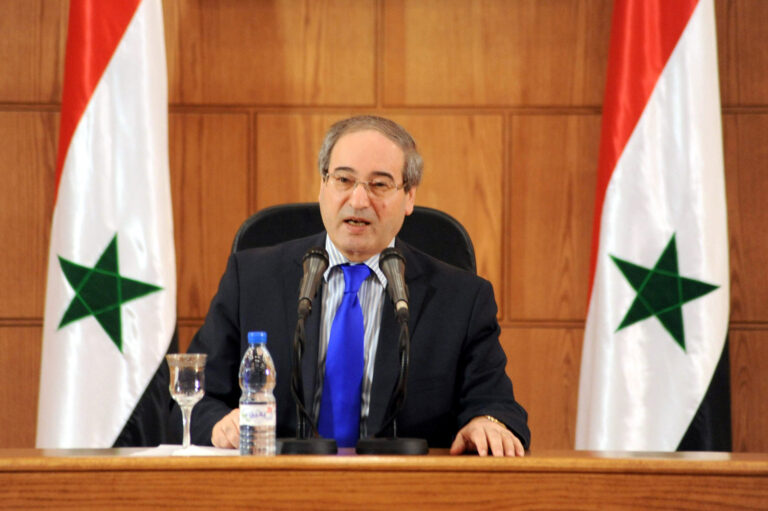 وزير الخارجية السوري فيصل المقداد watan.com