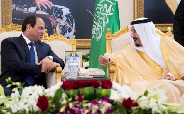الملك سلمان مع الرئيس السيسي watan.com