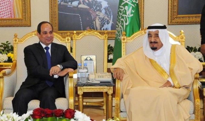 الملك سلمان والرئيس السيسي watan.com