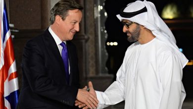محمد بن زايد وديفيد كاميرون watan.com