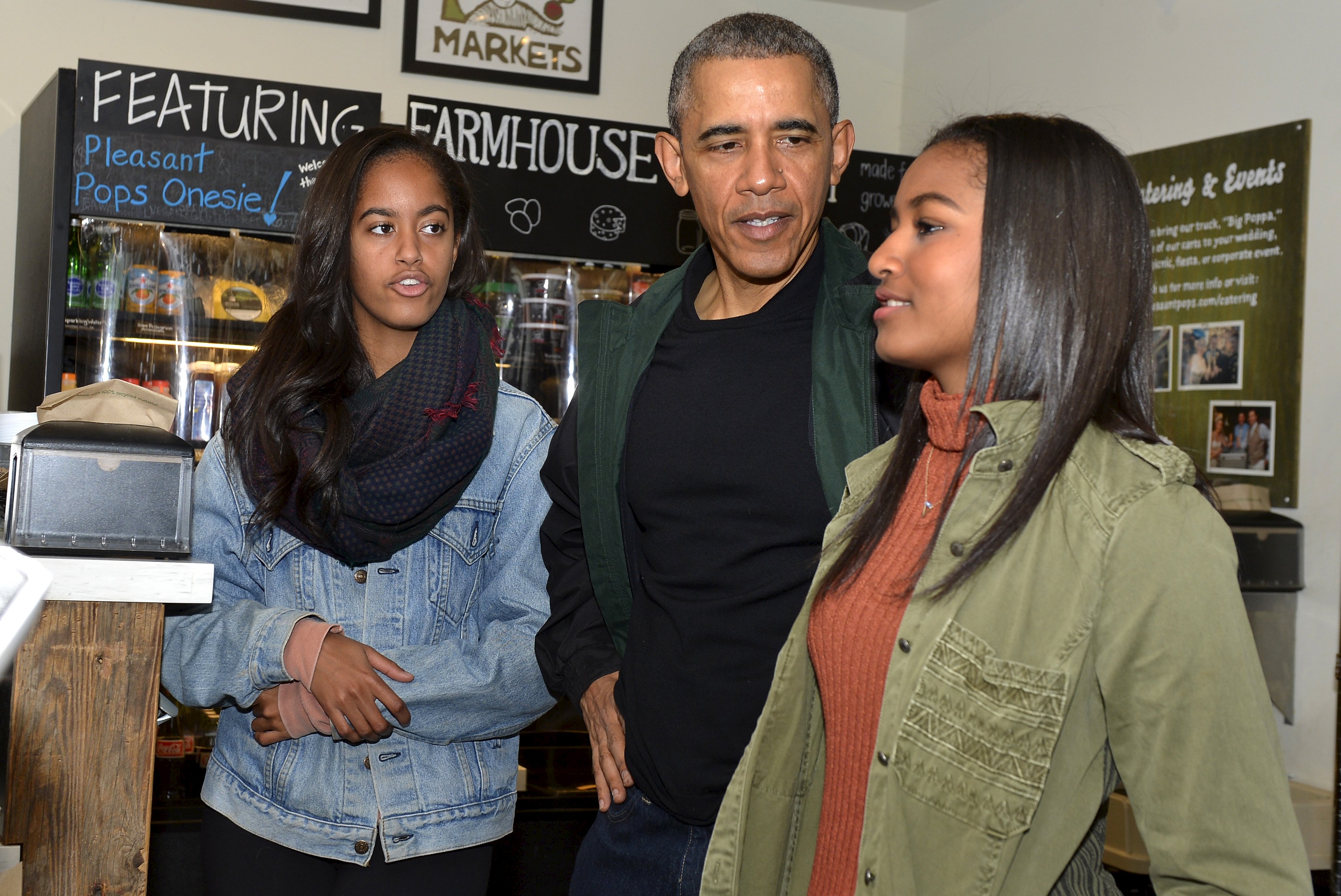 أوباما وعائلته