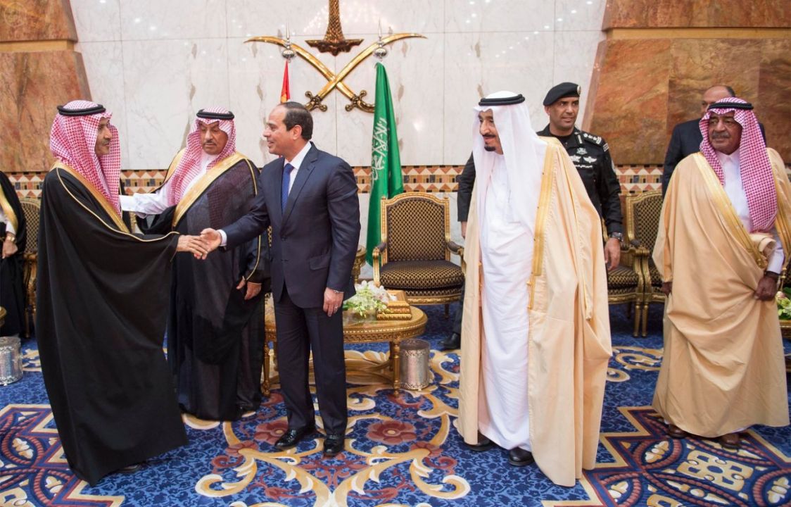العاهل السعودي والسيسي watan.com