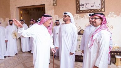 محمد بن زايد والعاهل السعودي watan.com