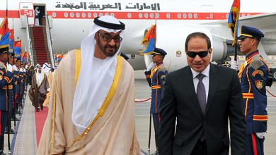محمد بن زايد والسيسي watan.com