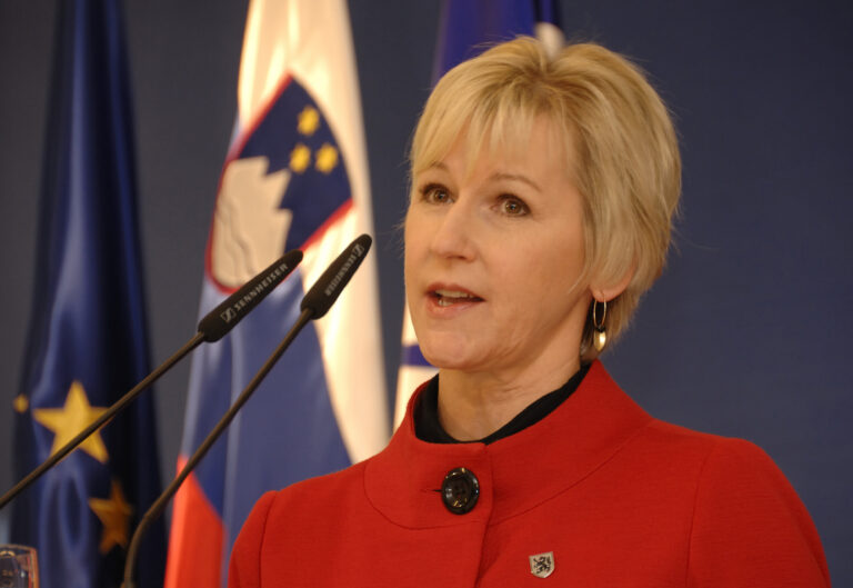 وزيرة الخارجية السويدية مارجو فالستروم watan.com