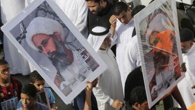 احتجاجات على اعدام نمر النمر watan.com