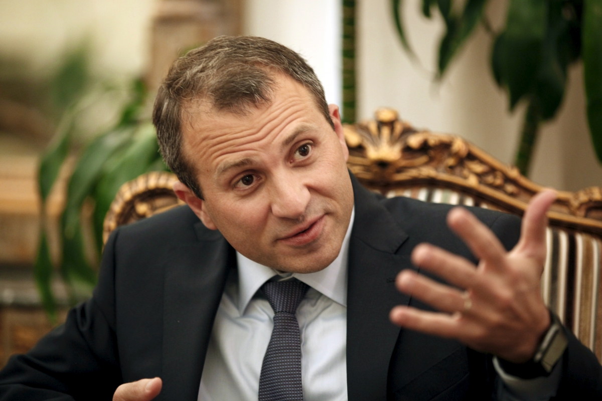 وزير الخارجية اللبناني جبران باسيل
