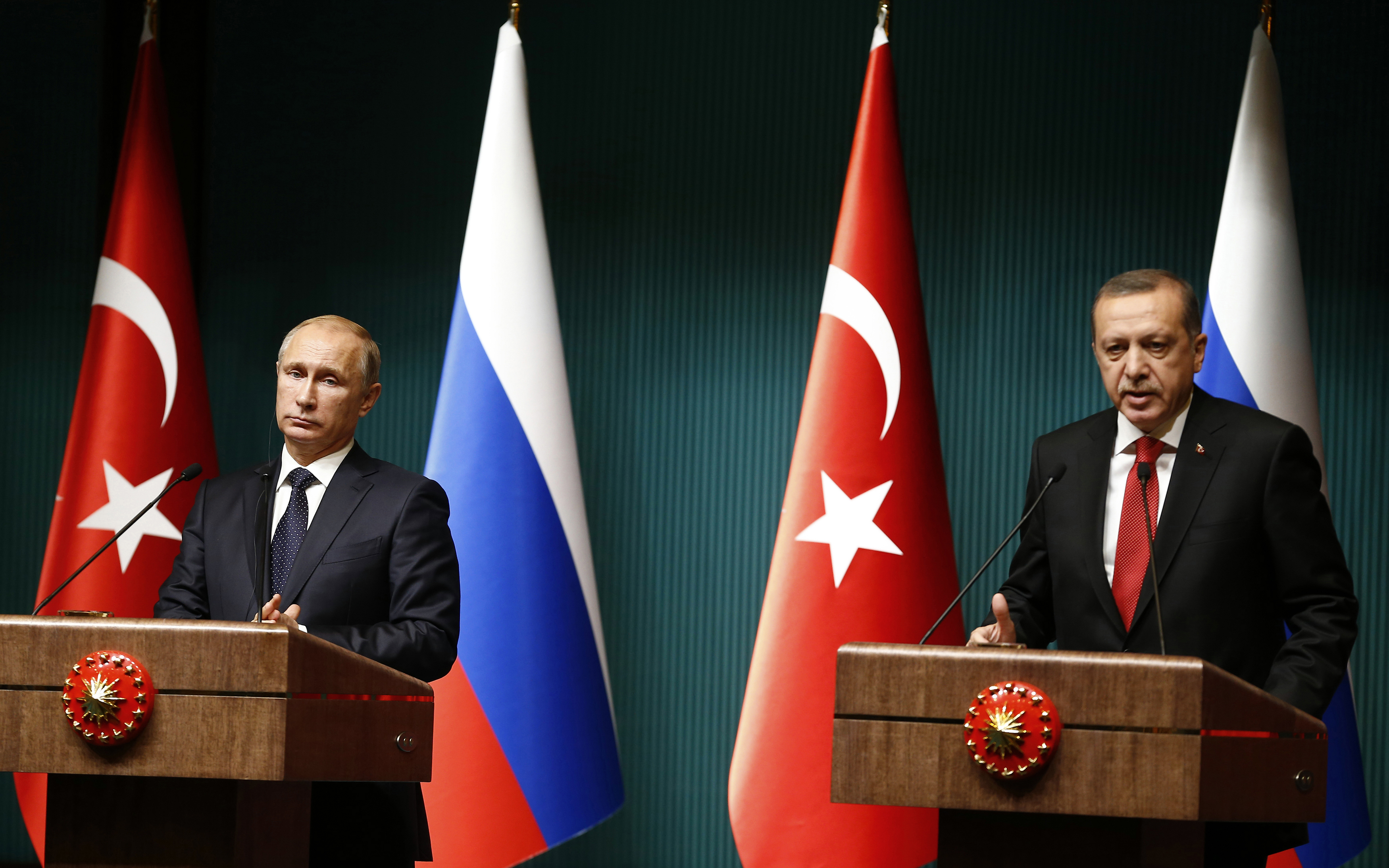 الرئيس التركي ونظيره الروسي