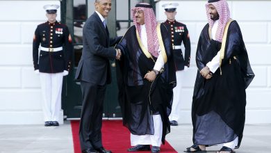ولي العهد السعودي إلى جانب أوباما watan.com