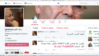تغريدات برهان غليون watan.com