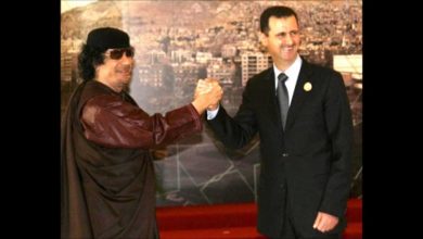 بشار الأسد وصديقه الحميم القذافي watan.com