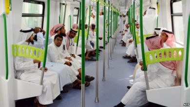 القطار السريع الرابط بين مكة ومنى watan.com