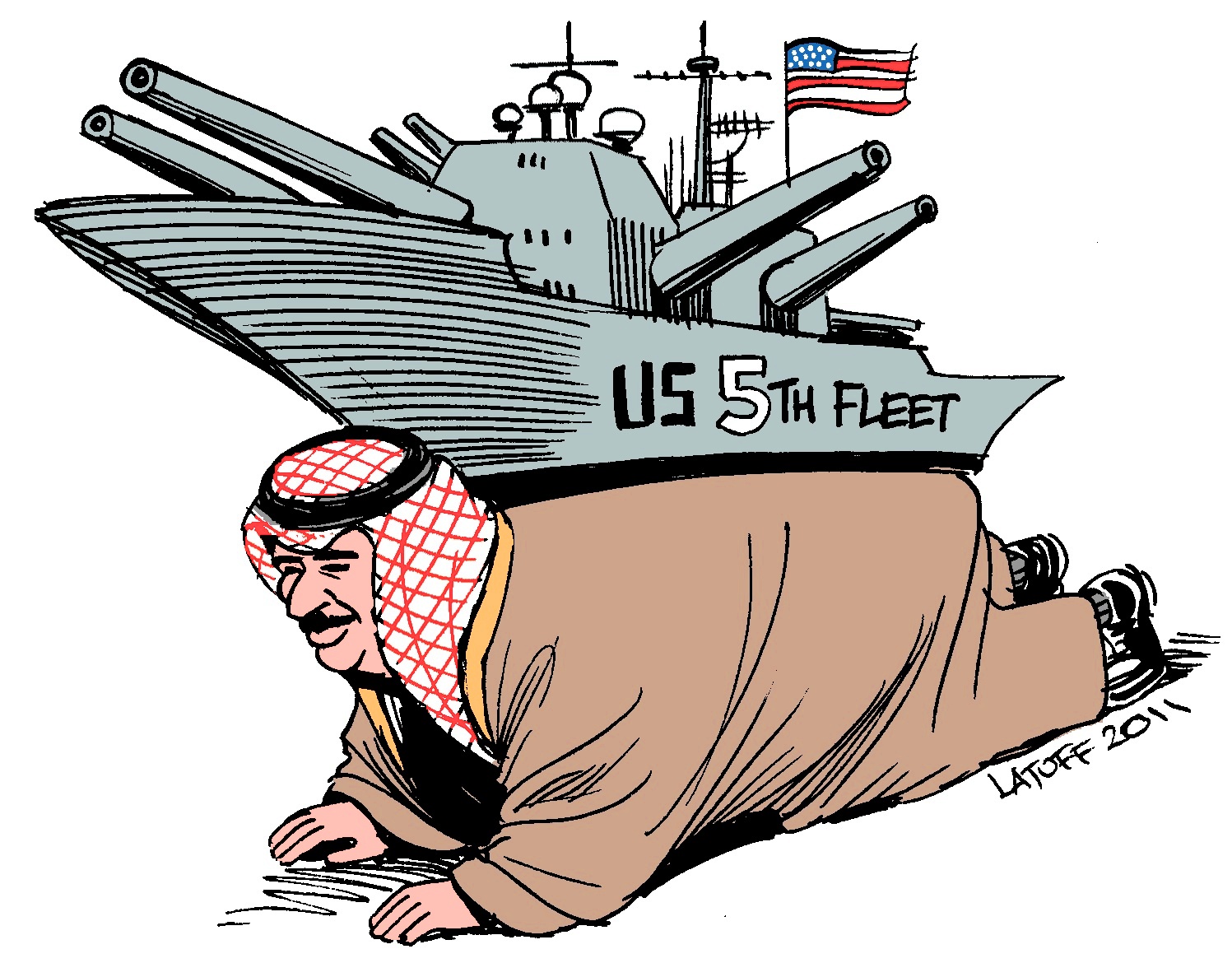 كاريكاتير عن ملك البحرين