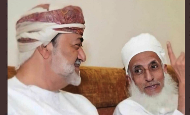 سماحة الشيخ أحمد الخليلي مع السلطان هيثم بن طارق watan.com