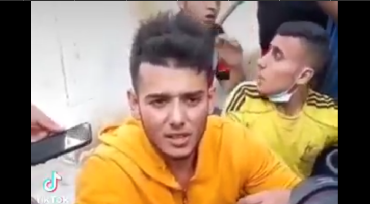 فيديو مؤلم لشاب من غزة watan.com