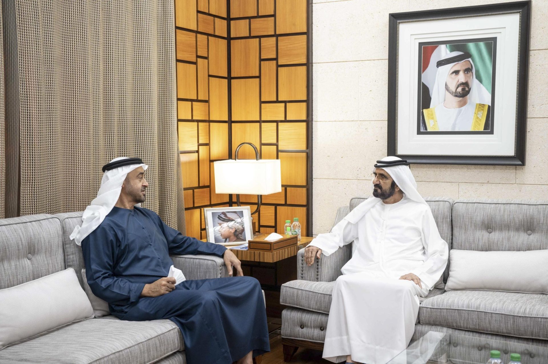 بن زايد وبن راشد في دبي للرد على السعودية watan.com