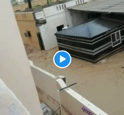 فيديو إعصار شاهين watan.com