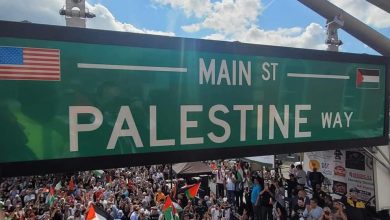 في ذكرى النكبة: شارع طريق فلسطين watan.com