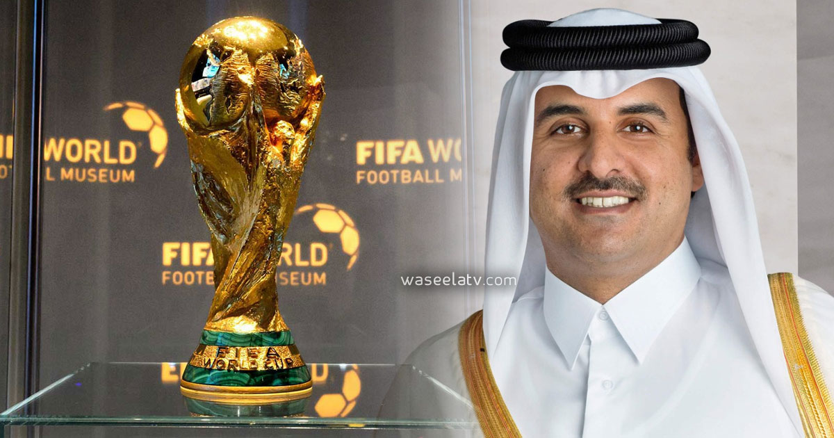 بطائرة خاصة أمير قطر يوجه دعوة لمدرسة في الكويت لحضور كأس العالم watan.com