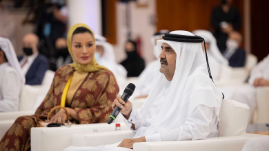 الأمير الوالد وزوجته الشيخة موزا watan.com