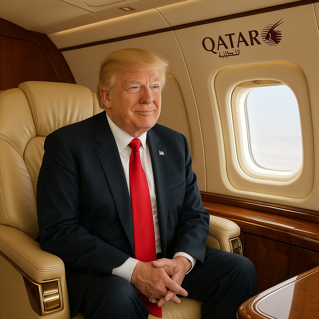 كرم قطر لترامب يثير الجدل : طائرة فاخرة بقيمة 400 مليون دولار للرئيس ترامب